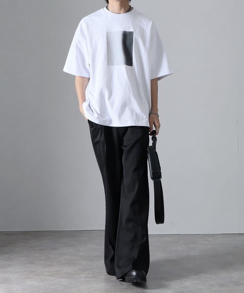 welise（ウェライズ）の「【welise/ウェライズ】HQクリアコットンファブリック  モードプリント オーバーサイズ半袖Tシャツ（Tシャツ/カットソー・メンズ・ブラック/ホワイト/ホワイト系その他2/ブラック系その他2/ホワイト系その他/ブラック系その他/ブラック系その他3/ホワイト系その他3/ブラック系その他4/ブラック系その他5/ホワイト系その他4/ホワイト系その他5・L/M/S）」の16枚目の写真