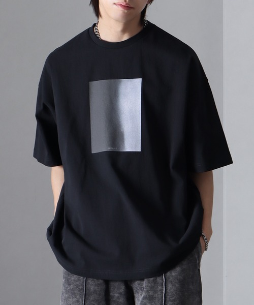 welise（ウェライズ）の「【welise/ウェライズ】HQクリアコットンファブリック  モードプリント オーバーサイズ半袖Tシャツ（Tシャツ/カットソー・メンズ・ブラック/ホワイト/ホワイト系その他2/ブラック系その他2/ホワイト系その他/ブラック系その他/ブラック系その他3/ホワイト系その他3/ブラック系その他4/ブラック系その他5/ホワイト系その他4/ホワイト系その他5・L/M/S）」の18枚目の写真