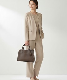 styiro（スタイロ）の「【軽量】2way ステッチエアリートートバッグ ショルダー付き A4サイズ（ビジネスバッグ）」