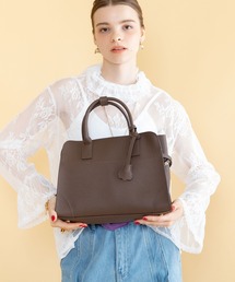 styiro（スタイロ）の「【軽量】2way ステッチエアリートートバッグ ショルダー付き/A4サイズ（ビジネスバッグ）」