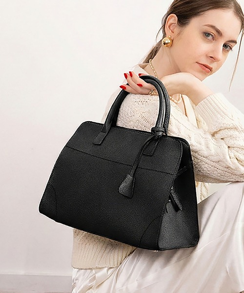 styiro(スタイロ)の「【軽量】2way ステッチエアリートートバッグ ショルダー付き/A4サイズ(ビジネスバッグ・レディース・ブラック/ブルー/ベージュ系その他/キャメル/アイボリー/ベージュ/ネイビー/ブラウン・FREE)」の16枚目の写真