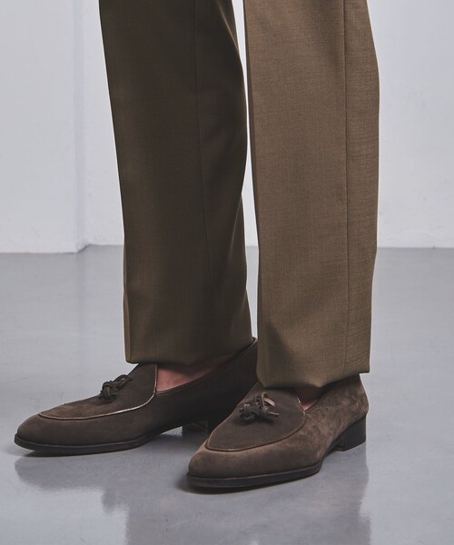 UNITED ARROWS(ユナイテッドアローズ)の「1プリーツ テーパード パンツ(その他パンツ・メンズ・モカ/ブラック・46/48/50/44)」の6枚目の写真