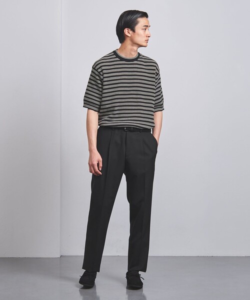 UNITED ARROWS(ユナイテッドアローズ)の「1プリーツ テーパード パンツ(その他パンツ・メンズ・モカ/ブラック・46/48/50/44)」の10枚目の写真