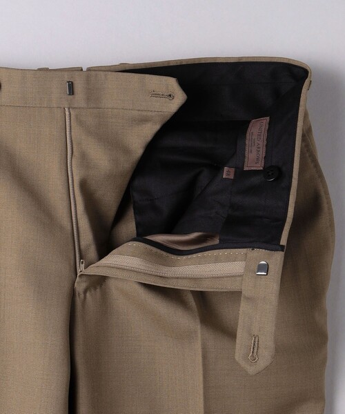 UNITED ARROWS(ユナイテッドアローズ)の「1プリーツ テーパード パンツ(その他パンツ・メンズ・モカ/ブラック・46/48/50/44)」の15枚目の写真