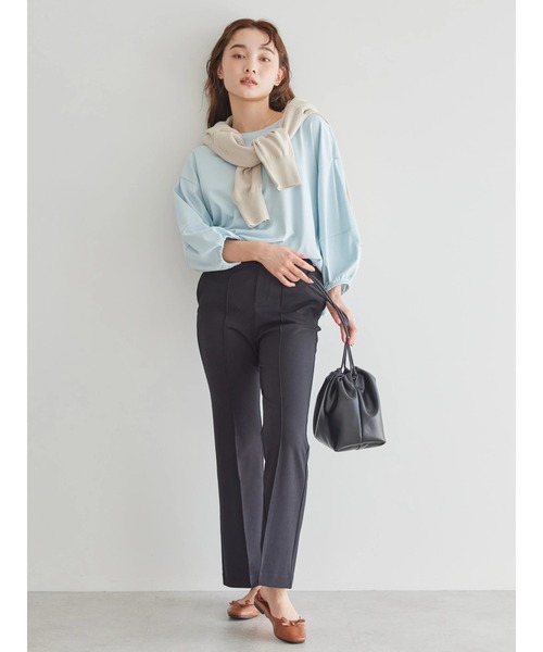 AMERICAN HOLIC(アメリカンホリック)の「袖ボリューム半袖カットプルオーバー(Tシャツ/カットソー・レディース・ブラック/オフホワイト/イエロー/サックスブルー・L/M)」の17枚目の写真