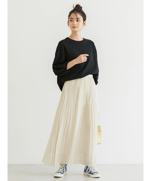 AMERICAN HOLIC(アメリカンホリック)の「袖ボリューム半袖カットプルオーバー(Tシャツ/カットソー・レディース・ブラック/オフホワイト/イエロー/サックスブルー・L/M)」の22枚目の写真