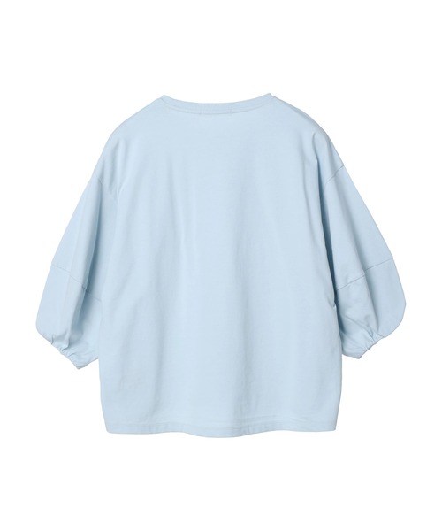 AMERICAN HOLIC(アメリカンホリック)の「袖ボリューム半袖カットプルオーバー(Tシャツ/カットソー・レディース・ブラック/オフホワイト/イエロー/サックスブルー・L/M)」の11枚目の写真