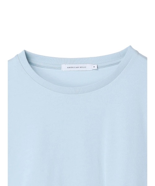 AMERICAN HOLIC(アメリカンホリック)の「袖ボリューム半袖カットプルオーバー(Tシャツ/カットソー・レディース・ブラック/オフホワイト/イエロー/サックスブルー・L/M)」の7枚目の写真