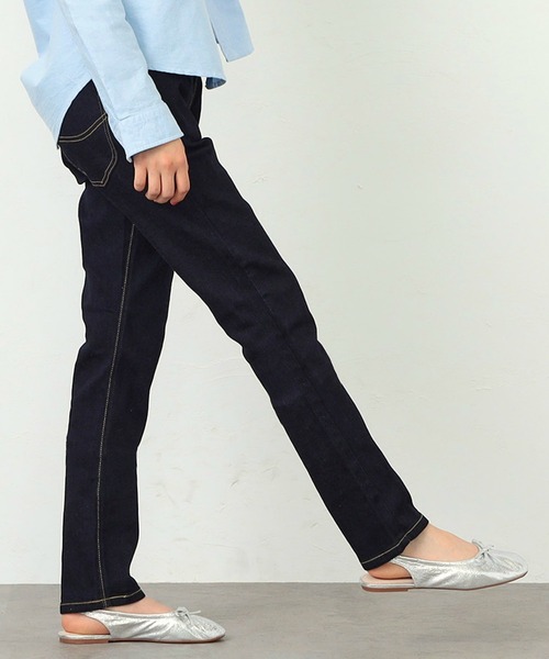 LiilU ♡ Lilo Pants 刺繍 パンツ 6y チェック セール】Lee/リー【100-150cm】キッズ BASIC ストレッチスキニーデニム