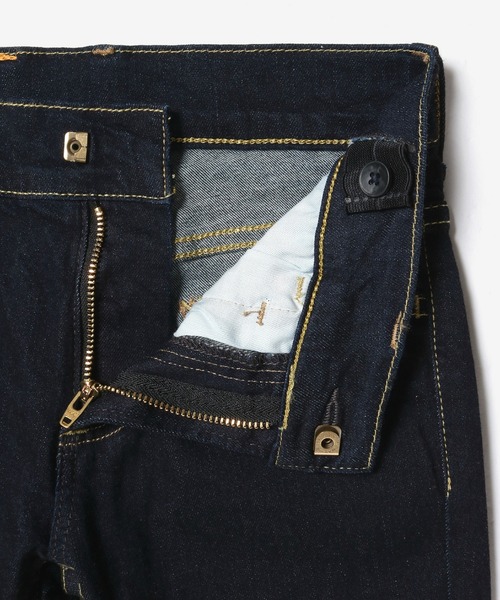 Lee（リー）の「Lee/リー【100-150cm】キッズ BASIC ストレッチスキニーデニムパンツ（デニムパンツ・キッズ・ダークインディゴブルー/インディゴブルー/ブルー/ブラック系その他/ブラック系その他2・140/120/150/130/100/110）」の7枚目の写真