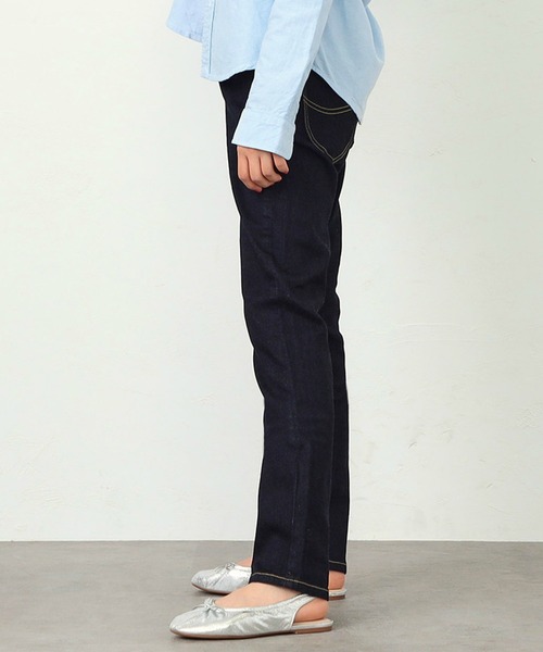 Lee（リー）の「Lee/リー【100-150cm】キッズ BASIC ストレッチスキニーデニムパンツ（デニムパンツ・キッズ・ダークインディゴブルー/インディゴブルー/ブルー/ブラック系その他/ブラック系その他2・140/120/150/130/100/110）」の12枚目の写真