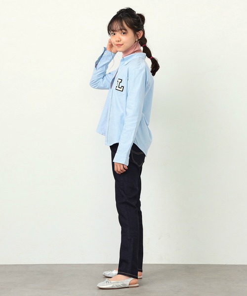 Lee（リー）の「Lee/リー【100-150cm】キッズ BASIC ストレッチスキニーデニムパンツ（デニムパンツ・キッズ・ダークインディゴブルー/インディゴブルー/ブルー/ブラック系その他/ブラック系その他2・140/120/150/130/100/110）」の15枚目の写真