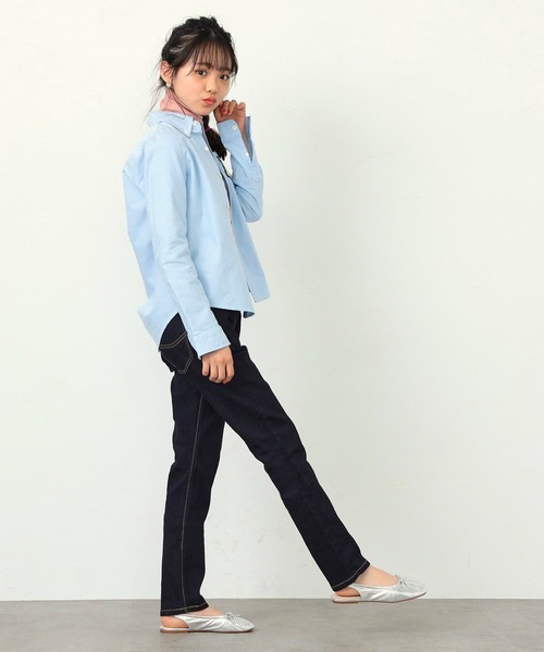 Lee（リー）の「Lee/リー【100-150cm】キッズ BASIC ストレッチスキニーデニムパンツ（デニムパンツ・キッズ・ダークインディゴブルー/インディゴブルー/ブルー/ブラック系その他/ブラック系その他2・140/120/150/130/100/110）」の16枚目の写真