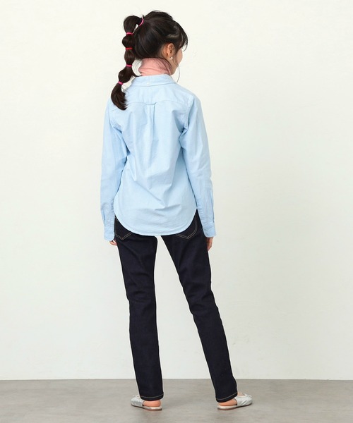 Lee（リー）の「Lee/リー【100-150cm】キッズ BASIC ストレッチスキニーデニムパンツ（デニムパンツ・キッズ・ダークインディゴブルー/インディゴブルー/ブルー/ブラック系その他/ブラック系その他2・140/120/150/130/100/110）」の17枚目の写真
