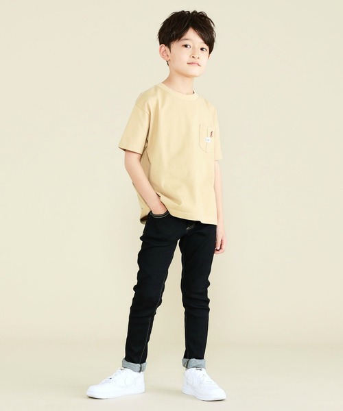 Lee（リー）の「Lee/リー【100-150cm】キッズ BASIC ストレッチスキニーデニムパンツ（デニムパンツ・キッズ・ダークインディゴブルー/インディゴブルー/ブルー/ブラック系その他/ブラック系その他2・140/120/150/130/100/110）」の18枚目の写真
