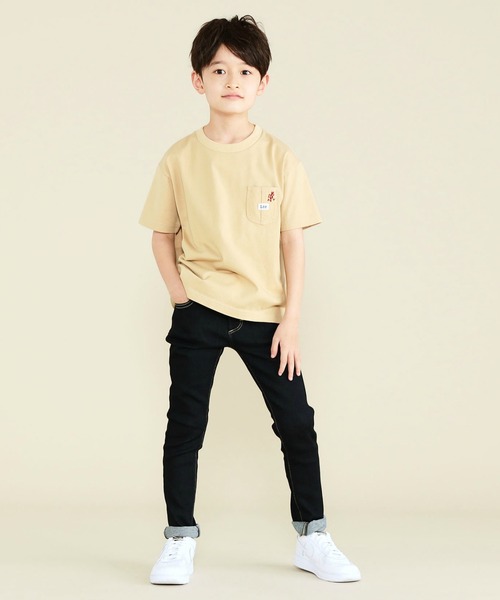 Lee（リー）の「Lee/リー【100-150cm】キッズ BASIC ストレッチスキニーデニムパンツ（デニムパンツ・キッズ・ダークインディゴブルー/インディゴブルー/ブルー/ブラック系その他/ブラック系その他2・140/120/150/130/100/110）」の19枚目の写真
