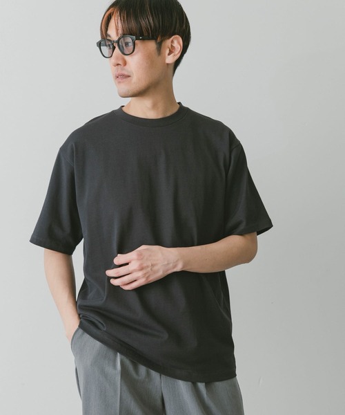 URBAN RESEARCH DOORS（アーバンリサーチドアーズ）の「『接触冷感』クールタッチプレーティングTシャツ（Tシャツ/カットソー・メンズ・ホワイト/チャコールグレー/ブラック/ブルー・MEDIUM/LARGE）」の3枚目の写真