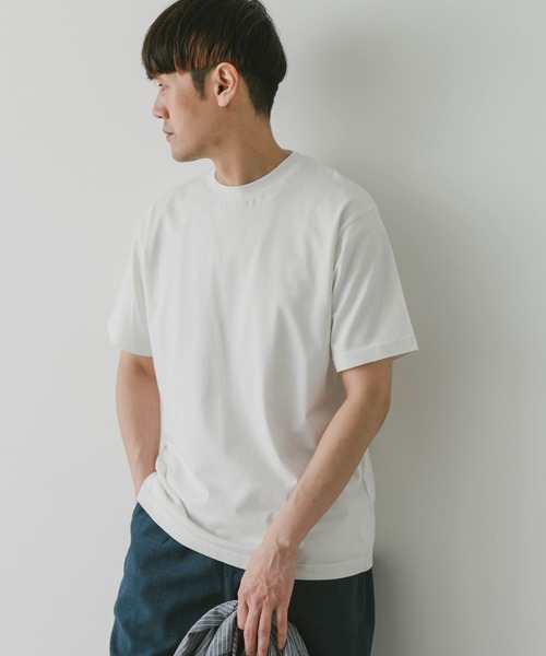 URBAN RESEARCH DOORS（アーバンリサーチドアーズ）の「『接触冷感』クールタッチプレーティングTシャツ（Tシャツ/カットソー・メンズ・ホワイト/チャコールグレー/ブラック/ブルー・MEDIUM/LARGE）」の7枚目の写真