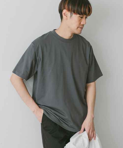 URBAN RESEARCH DOORS（アーバンリサーチドアーズ）の「『接触冷感』クールタッチプレーティングTシャツ（Tシャツ/カットソー・メンズ・ホワイト/チャコールグレー/ブラック/ブルー・MEDIUM/LARGE）」の15枚目の写真