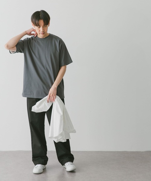 URBAN RESEARCH DOORS（アーバンリサーチドアーズ）の「『接触冷感』クールタッチプレーティングTシャツ（Tシャツ/カットソー・メンズ・ホワイト/チャコールグレー/ブラック/ブルー・MEDIUM/LARGE）」の16枚目の写真