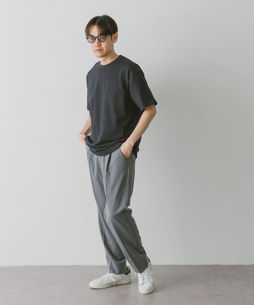 URBAN RESEARCH DOORS（アーバンリサーチドアーズ）の「『接触冷感』クールタッチプレーティングTシャツ（Tシャツ/カットソー・メンズ・ホワイト/チャコールグレー/ブラック/ブルー・MEDIUM/LARGE）」の22枚目の写真