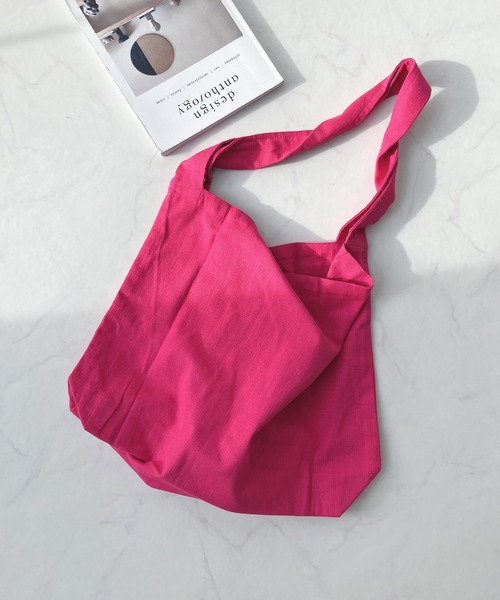 AS KNOW AS plus（アズノゥアズプラス）の「ワンハンドルショルダーバッグ（ショルダーバッグ・レディース・チャコールグレー/ピンク/ライトグリーン/ベージュ・FREE）」の12枚目の写真