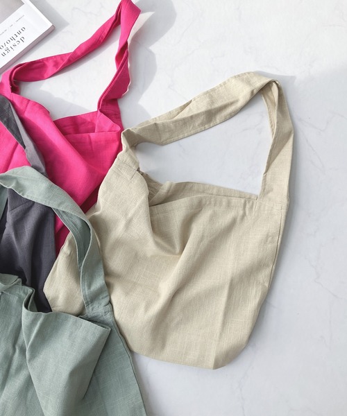 AS KNOW AS plus（アズノゥアズプラス）の「ワンハンドルショルダーバッグ（ショルダーバッグ・レディース・チャコールグレー/ピンク/ライトグリーン/ベージュ・FREE）」の14枚目の写真