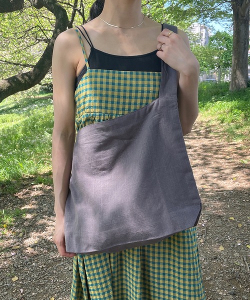 AS KNOW AS plus（アズノゥアズプラス）の「ワンハンドルショルダーバッグ（ショルダーバッグ・レディース・チャコールグレー/ピンク/ライトグリーン/ベージュ・FREE）」の21枚目の写真