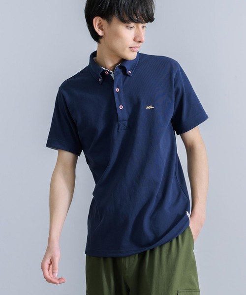 KRIFF MAYER（クリフメイヤー）の「KRIFF MAYER クリフメイヤー オールデイズ冷感 鹿の子 半袖ポロシャツ（ポロシャツ・メンズ・オフホワイト/グレー/ブラック/ネイビー/レンガ/ライトグリーン・XL/M/L）」の5枚目の写真