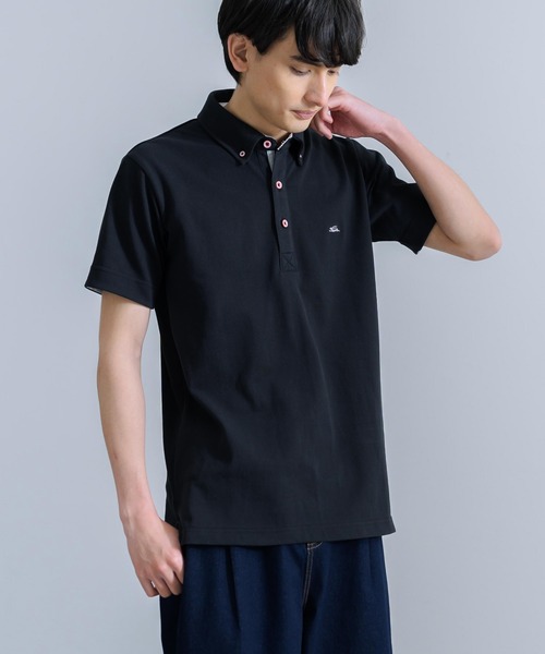 KRIFF MAYER（クリフメイヤー）の「KRIFF MAYER クリフメイヤー オールデイズ冷感 鹿の子 半袖ポロシャツ（ポロシャツ・メンズ・オフホワイト/グレー/ブラック/ネイビー/レンガ/ライトグリーン・XL/M/L）」の3枚目の写真