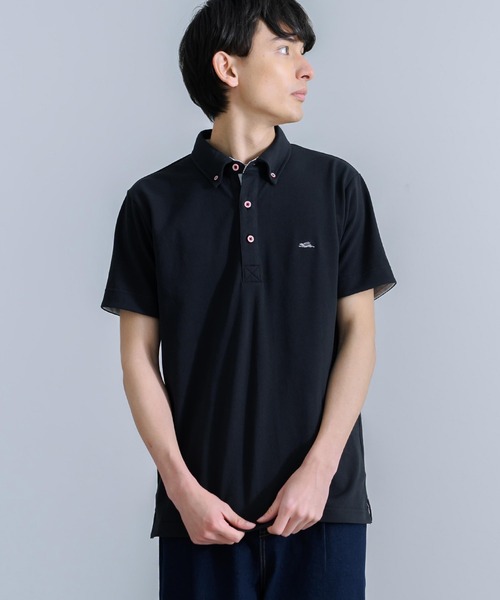 KRIFF MAYER（クリフメイヤー）の「KRIFF MAYER クリフメイヤー オールデイズ冷感 鹿の子 半袖ポロシャツ（ポロシャツ・メンズ・オフホワイト/グレー/ブラック/ネイビー/レンガ/ライトグリーン・XL/M/L）」の12枚目の写真