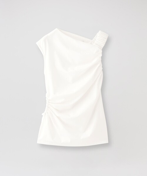 LOVELESS（ラブレス）の「【ドラマ着用商品】カットアウトノースリトップス（Tシャツ/カットソー・レディース・ホワイト系その他/グリーン系その他3/ブラック・34/36）」の5枚目の写真