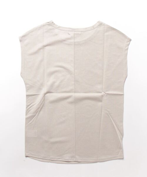 DouDou(ドゥドゥ)の「フレンチT(Tシャツ/カットソー・レディース・オフホワイト/ネイビー/ピンクベージュ/ライトグレー/ブラック・FREE)」の20枚目の写真