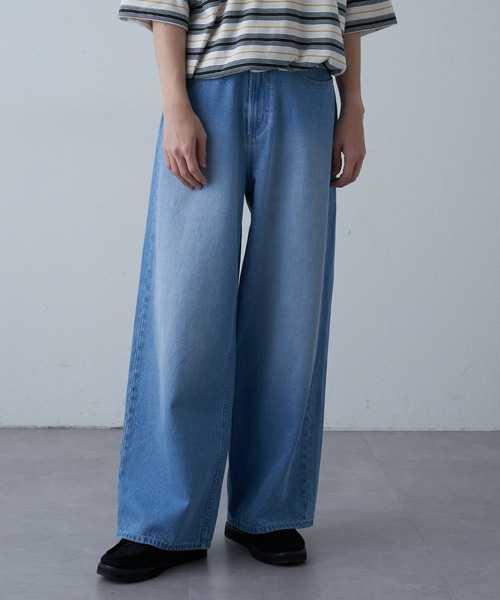 COLONY 2139（コロニートゥーワンスリーナイン）の「ワイドストレートデニム（デニムパンツ・メンズ・ブラック/ブルー/ブルー系その他・MEDIUM/LARGE）」の10枚目の写真
