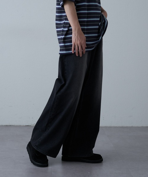 COLONY 2139（コロニートゥーワンスリーナイン）の「ワイドストレートデニム（デニムパンツ・メンズ・ブラック/ブルー/ブルー系その他・MEDIUM/LARGE）」の11枚目の写真