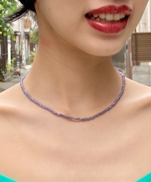 ｔｏｌｅｎｅ（トレネ）の「2023SS　カラービーズネックレス（ネックレス・レディース・ピンク/オレンジ/グリーン/ライトブルー/パープル・ONE SIZE）」の3枚目の写真