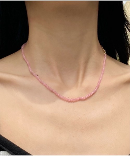 ｔｏｌｅｎｅ（トレネ）の「2023SS　カラービーズネックレス（ネックレス・レディース・ピンク/オレンジ/グリーン/ライトブルー/パープル・ONE SIZE）」の4枚目の写真