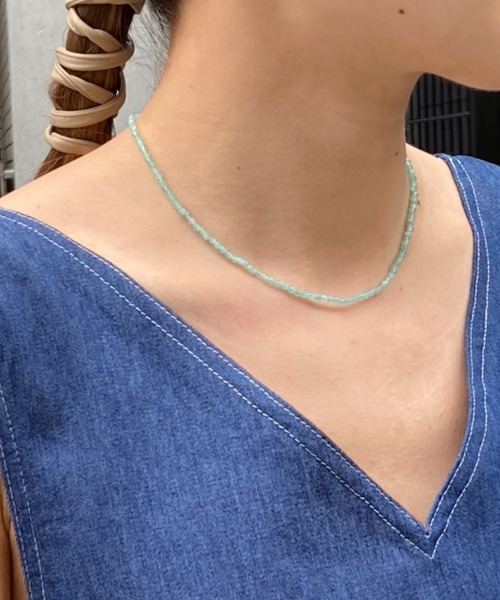 ｔｏｌｅｎｅ（トレネ）の「2023SS　カラービーズネックレス（ネックレス・レディース・ピンク/オレンジ/グリーン/ライトブルー/パープル・ONE SIZE）」の2枚目の写真