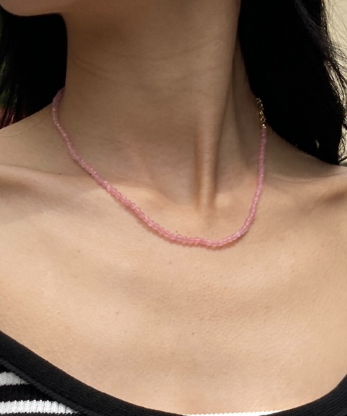 ｔｏｌｅｎｅ（トレネ）の「2023SS　カラービーズネックレス（ネックレス・レディース・ピンク/オレンジ/グリーン/ライトブルー/パープル・ONE SIZE）」の14枚目の写真