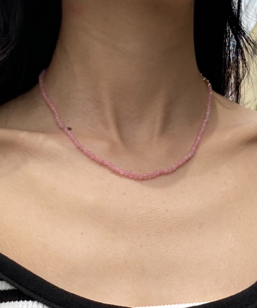 ｔｏｌｅｎｅ（トレネ）の「2023SS　カラービーズネックレス（ネックレス・レディース・ピンク/オレンジ/グリーン/ライトブルー/パープル・ONE SIZE）」の9枚目の写真