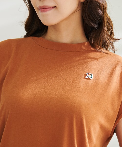 Arnold Palmer(アーノルドパーマー)の「USAコットン フレンチスリーブ チュニック(チュニック・レディース・ホワイト/ネイビー/ブラウン・L/S/M)」の4枚目の写真