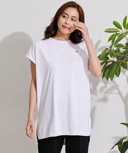 Arnold Palmer(アーノルドパーマー)の「USAコットン フレンチスリーブ チュニック(チュニック・レディース・ホワイト/ネイビー/ブラウン・L/S/M)」の11枚目の写真