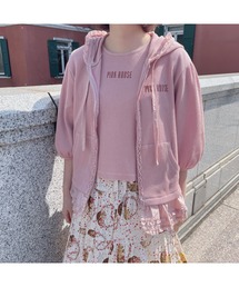 ［週末値下げ］ピンクハウス フリル パーカー 週末値下げ］ピンクハウス フリル パーカー フリル使いパーカー