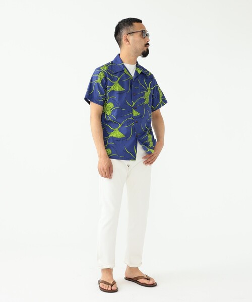 BEAMS PLUS（ビームスプラス）の「DALE HOPE × BEAMS PLUS / 別注 Short Sleeve Aloha Shirt Papale Lau Niu（シャツ/ブラウス・メンズ・レッド/ブルー・SMALL/MEDIUM/LARGE/X-LARGE）」の13枚目の写真