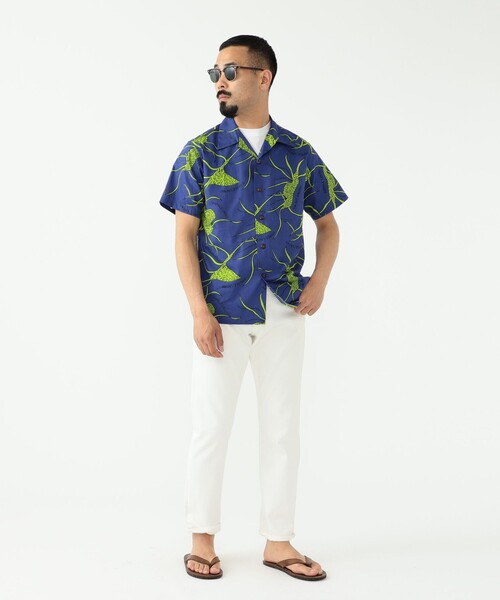 BEAMS PLUS（ビームスプラス）の「DALE HOPE × BEAMS PLUS / 別注 Short Sleeve Aloha Shirt Papale Lau Niu（シャツ/ブラウス・メンズ・レッド/ブルー・SMALL/MEDIUM/LARGE/X-LARGE）」の3枚目の写真