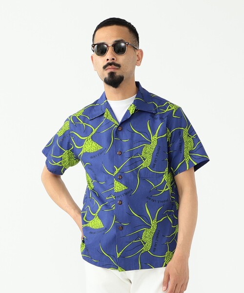 BEAMS PLUS（ビームスプラス）の「DALE HOPE × BEAMS PLUS / 別注 Short Sleeve Aloha Shirt Papale Lau Niu（シャツ/ブラウス・メンズ・レッド/ブルー・SMALL/MEDIUM/LARGE/X-LARGE）」の11枚目の写真