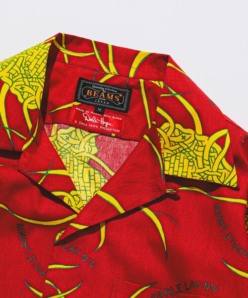 BEAMS PLUS（ビームスプラス）の「DALE HOPE × BEAMS PLUS / 別注 Short Sleeve Aloha Shirt Papale Lau Niu（シャツ/ブラウス・メンズ・レッド/ブルー・SMALL/MEDIUM/LARGE/X-LARGE）」の18枚目の写真