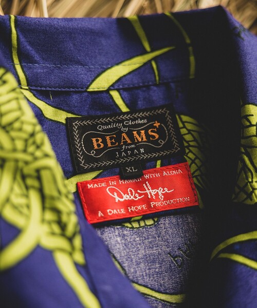 BEAMS PLUS（ビームスプラス）の「DALE HOPE × BEAMS PLUS / 別注 Short Sleeve Aloha Shirt Papale Lau Niu（シャツ/ブラウス・メンズ・レッド/ブルー・SMALL/MEDIUM/LARGE/X-LARGE）」の19枚目の写真