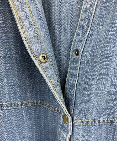 LADY LIKE（レディライク）の「ノーカラー前開きデニム