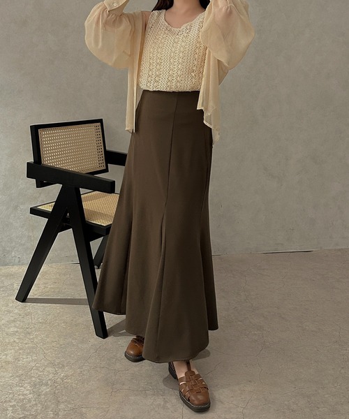 apres jour clair（アプレジュールクレア）の「【apres jour clair】かぎ針編み風タンク【ZOZOTOWN限定アイテム】（タンクトップ・レディース・モカ/オレンジ/アイボリー・X-LARGE/フリー）」の7枚目の写真